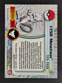 Pokemon Mewtwo Topps #150 Non Holo Good - Image 2