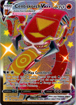 Centiskorch VMAX - SV109/SV122 - Pokemon Shining Fates Sword Shield Shiny NM - Image 1