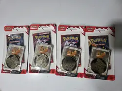 Pokemon TCG 4 X Destined Rivals Checklane Blister Pack Eevee Cosmo Holo - Image 1