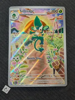 Simisage 090/086 - Black Bolt Illustration Rare English Pokemon TCG NM - Image 1