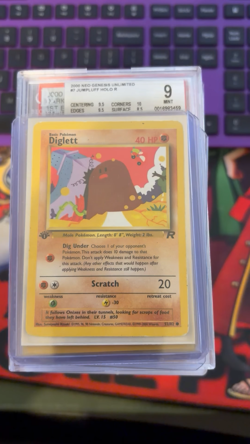 Vintage WOTC Pokemon Graded/Raw Lot PSA BGS 1st Edition Neo Genesis Pichu PSA 8 - Image 2