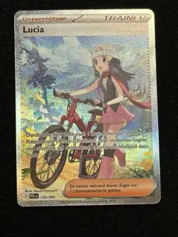 Pokemon Mega Fatale Flammen Lucia PFL 129/094 SAR Fullart Deutsch NM - Image 2