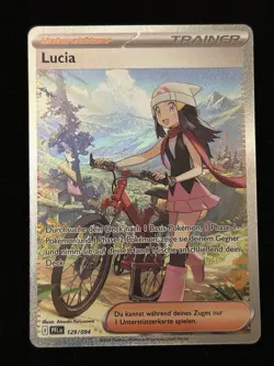 Pokemon Mega Fatale Flammen Lucia PFL 129/094 SAR Fullart Deutsch NM - Image 3