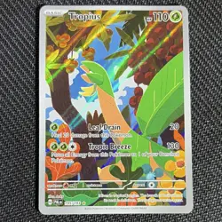 Pokemon Tropius 195/193 Sv02: Paldea Evolved Illustration Rare Full Art Holo - Image 1