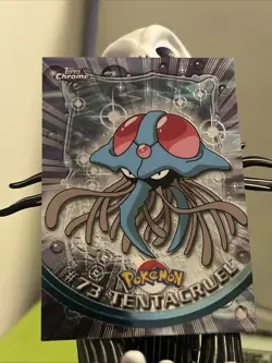 Tentacruel (1999) Pokemon Topps Chrome TV Animation #73 - Image 3