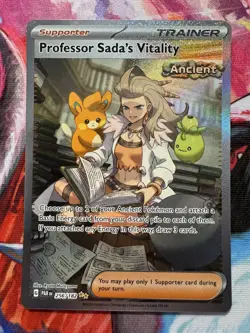 Pokemon - Professor Sada's Vitality - 256/182 - SV04: Paradox Rift - Holo NM - Image 1