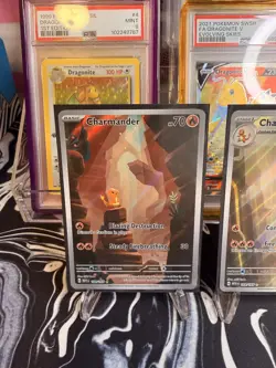 English TCG Pokemon 151 Charizard EX SAR, Charmeleon IR, Charmander IR; NM-MINT - Image 2