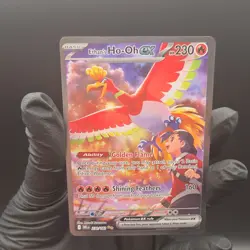 Pokemon TCG Ethan's Ho-Oh ex 230/182 Destined Rivals Illustration Rare Holo - Image 1