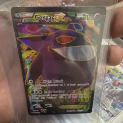 Pokemon Gengar EX Full Art Ultra Rare Holo 114/119 XY Phantom Forces HP 170 - Image 1