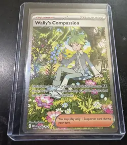 Pokemon TCG Wally's Compassion Sir Trainer 186/132 Secret Rare - Image 1