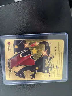 Pokemon TCG Charizard V 079/073 Holo Secret Rare Gold Custom Fan Art - Image 4
