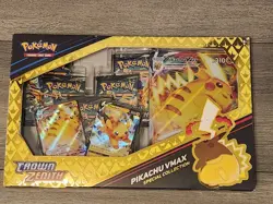 Pokemon TCG Sword Shield Crown Zenith Pikachu VMAX Special Collection Box 820650851889 - Image 1