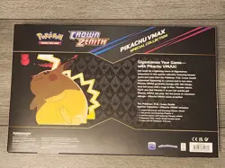 Pokemon TCG Sword Shield Crown Zenith Pikachu VMAX Special Collection Box 820650851889 - Image 2