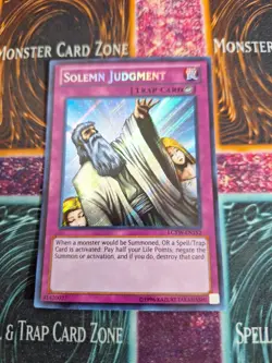Yu-Gi-Oh! TCG Solemn Judgment LCJW-EN182 Secret Rare Unlimited Near Mint - Image 1