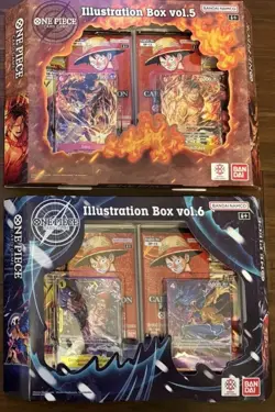 One Piece Illustration Box Vol 5 and Vol 6 Lot of 2 boxes Brand New - Image 1