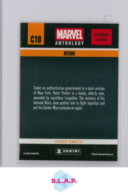 REIGN PANINI C10 MARVEL ANTHOLOGY CANVAS CARD 2025 ENGLISH - Image 2