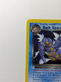Dark Gyarados 8/82 Team Rocket Holo Pokemon Card LP - Image 3