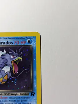 Dark Gyarados 8/82 Team Rocket Holo Pokemon Card LP - Image 4