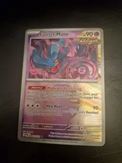 Pokemon TCG Flutter Mane Prismatic Evolutions Pokeball Reverse Holo Card 043/131 - Image 1