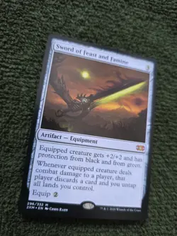 MTG Magic Sword Of Feast And Famine 296/332 2XM M EN KARTE CARD Tcg - Image 2