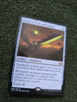 MTG Magic Sword Of Feast And Famine 296/332 2XM M EN KARTE CARD Tcg - Image 3