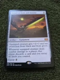 MTG Magic Sword Of Feast And Famine 296/332 2XM M EN KARTE CARD Tcg - Image 5