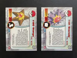 Staryu Starmie Pokemon Topps 2000 Blue Logo Card - Image 2