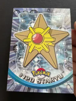 Staryu Starmie Pokemon Topps 2000 Blue Logo Card - Image 3