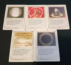 Circle Of Protection Set Of 5 Revised MTG - Image 1