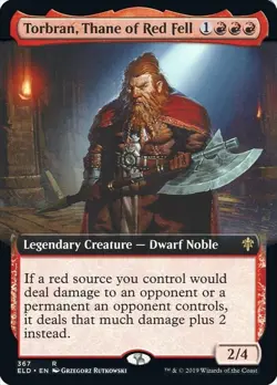 MTG Torbran, Thane of Red Fell (Extended Art) - 367 / English / Near Mint - Image 1