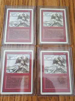 MAGIC THE GATHERING Lot of Four (4) UNLIMITED ROC OF KHER RIDGES Nice Condition - Image 1
