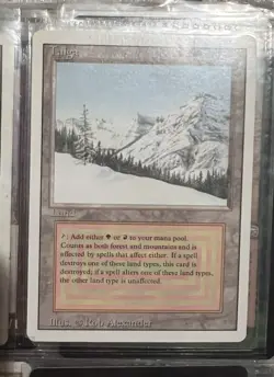 Magic: The Gathering Taiga Revised Edition Excellent Near Mint Condition Card - Image 1