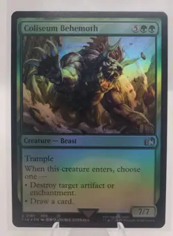 Coliseum Behemoth #0181 FOIL MTG Final Fantasy NM - Image 1