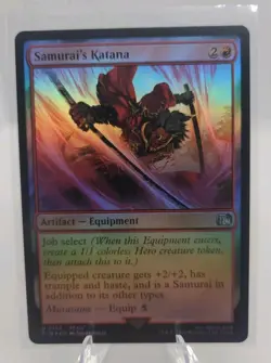 Samurai's Katana U #0154 MTG Final Fantasy NM - Image 1
