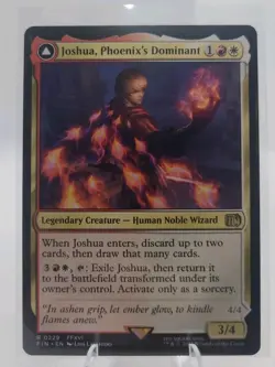Joshua, Phoenix's Dominant / Phoenix Warden Of Fire #0229 MTG Final Fantasy NM - Image 1