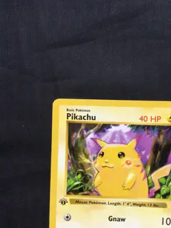 Pokemon Cards: Base Set 1st Edition Common: Red Cheek Pikachu 58/102 - Image 2