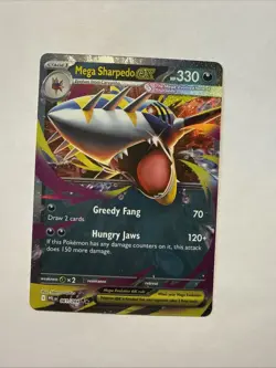 Pokemon TCG - Phantasmal Flames - Mega Sharpedo EX - 061/094 - Double Rare - Image 1