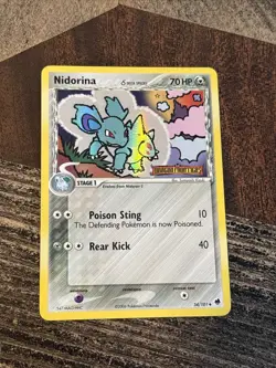Nidorina 34/101 Pokemon Reverse Holo Stamped EX Dragon Frontiers Delta Species - Image 1