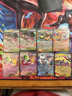 Pokemon Tcg Mega Evolutions Lot Of 8 EX’s All Nm - Image 1