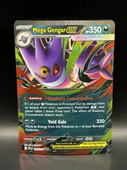 Mega Gengar ex 056/094 - Pokemon Phantasmal Flames Card - NM - Image 1
