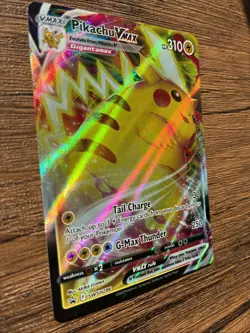 Pokemon TCG Pikachu VMAX Black Star Promo SWSH286 Sword and Shield - Image 2