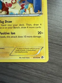 Pokemon TCG Plusle 47/113 Legendary Treasures LP - Image 5