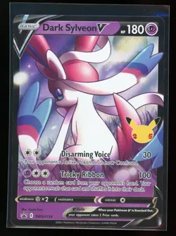 Pokemon TCG - Dark Sylveon V - SWSH134 - Black Star Promo - Celebrations NM - Image 1