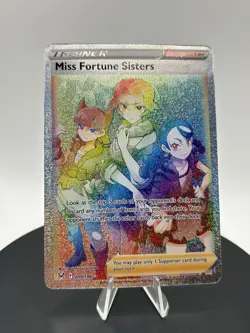 Pokemon Miss Fortune Sisters (Secret) Rare Holo SWSH11: Lost Origin 209/196 - Image 1
