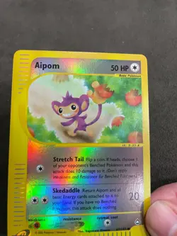 Aipom 67/147 Aquapolis Reverse Holo eReader Pokemon TCG English NM - Image 2