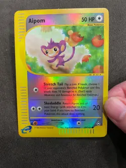Aipom 67/147 Aquapolis Reverse Holo eReader Pokemon TCG English NM - Image 4