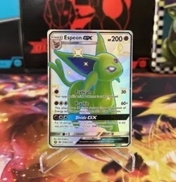 Pokemon Espeon GX SV60/SV94 Hidden Fates Shiny Vault Full Art Holo 200 HP Card - Image 2