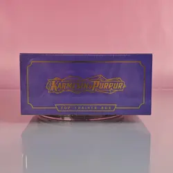 TOP TRAINER BOX MIRAIDON POKEMON 2023 KARMESIN & PURPUR GERMAN OVP SEALED - Image 5