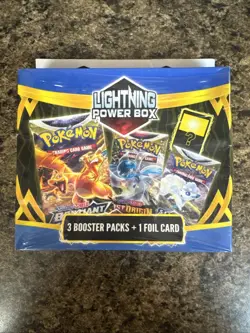 Pokemon Trading Card Games Lightning Power Box - 3 Packs Brand NEW SEALED - Image 1