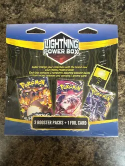 Pokemon Trading Card Games Lightning Power Box - 3 Packs Brand NEW SEALED - Image 2